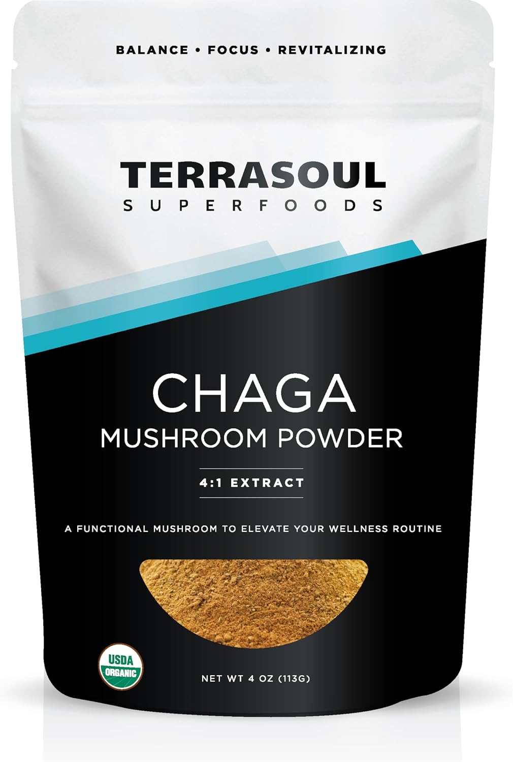 Chaga (Inonotus obliquus) mushroom extract product