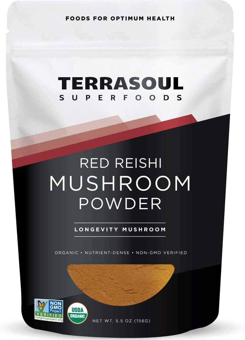 Reishi (Ganoderma lucidum) mushroom extract product